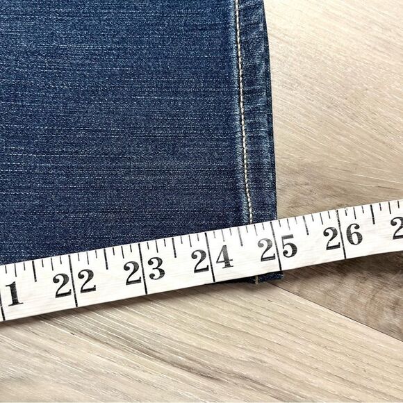 Torrid Jeans Womens 18 Premium Stretch Sky High Distressed Denim Skinny Crop NWT - Picture 12 of 13